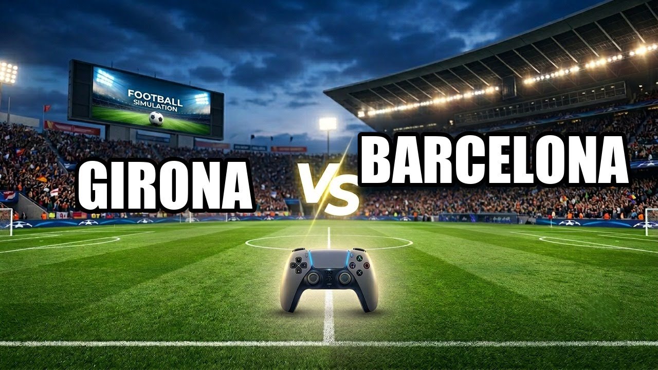 Girona vs Barcelona - LaLiga 25/26 Goals and Highlights | Pes 21 Gameplay