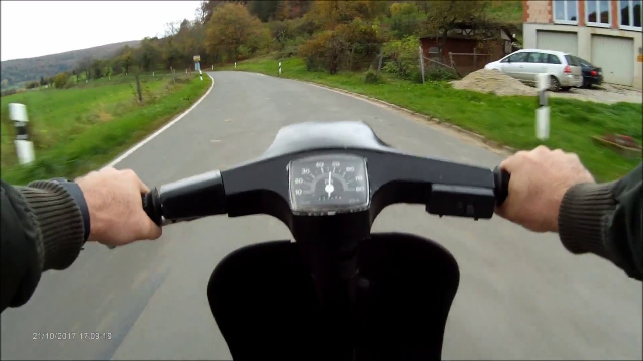Vespa v50 spezial Herbstausritt