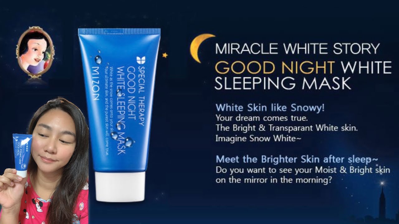 14 DAYS CHALLENGE MIZON GOOD NIGHT WHITE SLEEPING MASK