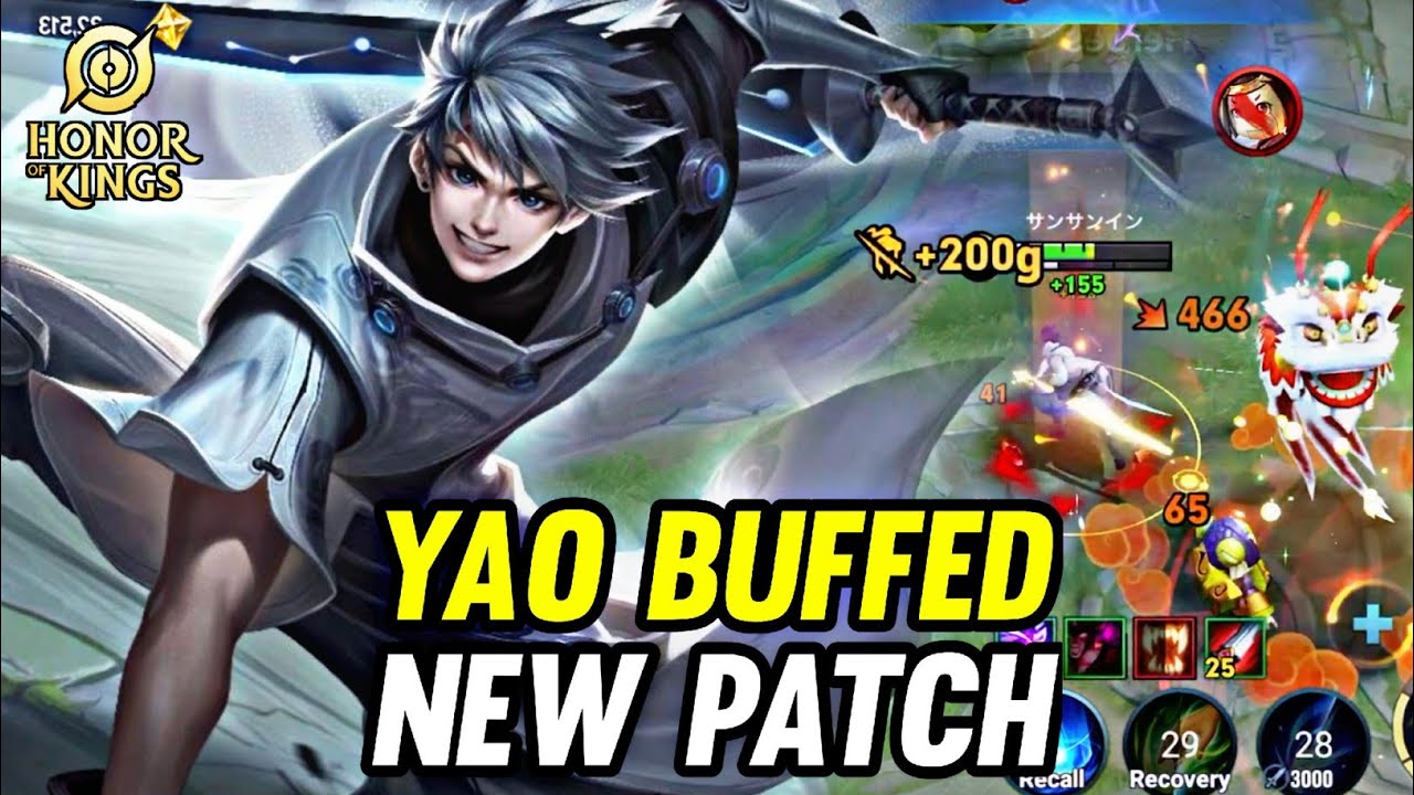 Honor Of Kings (Yao) Buffed New Patch