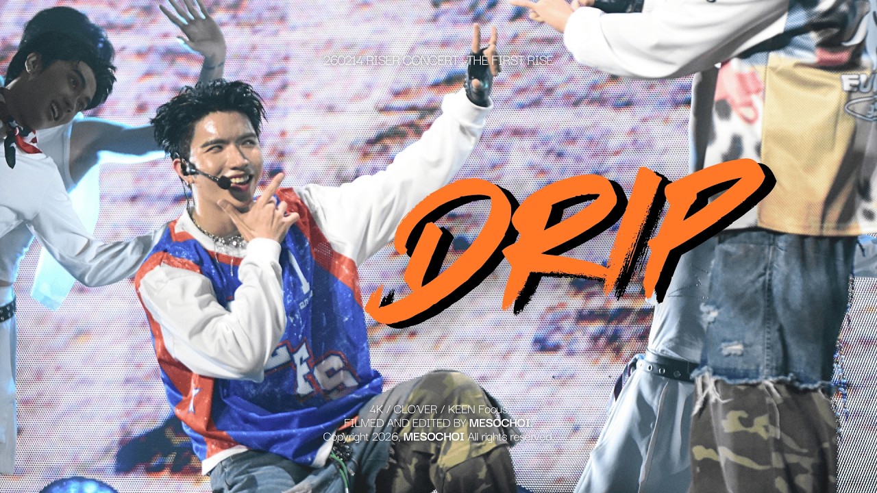 [4K] 260214 RISER CONCERT - น้ำหยดลงหิน (DRIP) | #keenkeno Focus