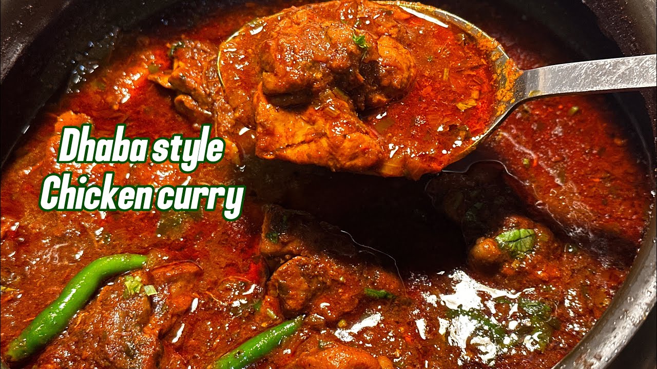 Dhaba style chicken curry | Dhaba chicken curry | chicken recipe 
