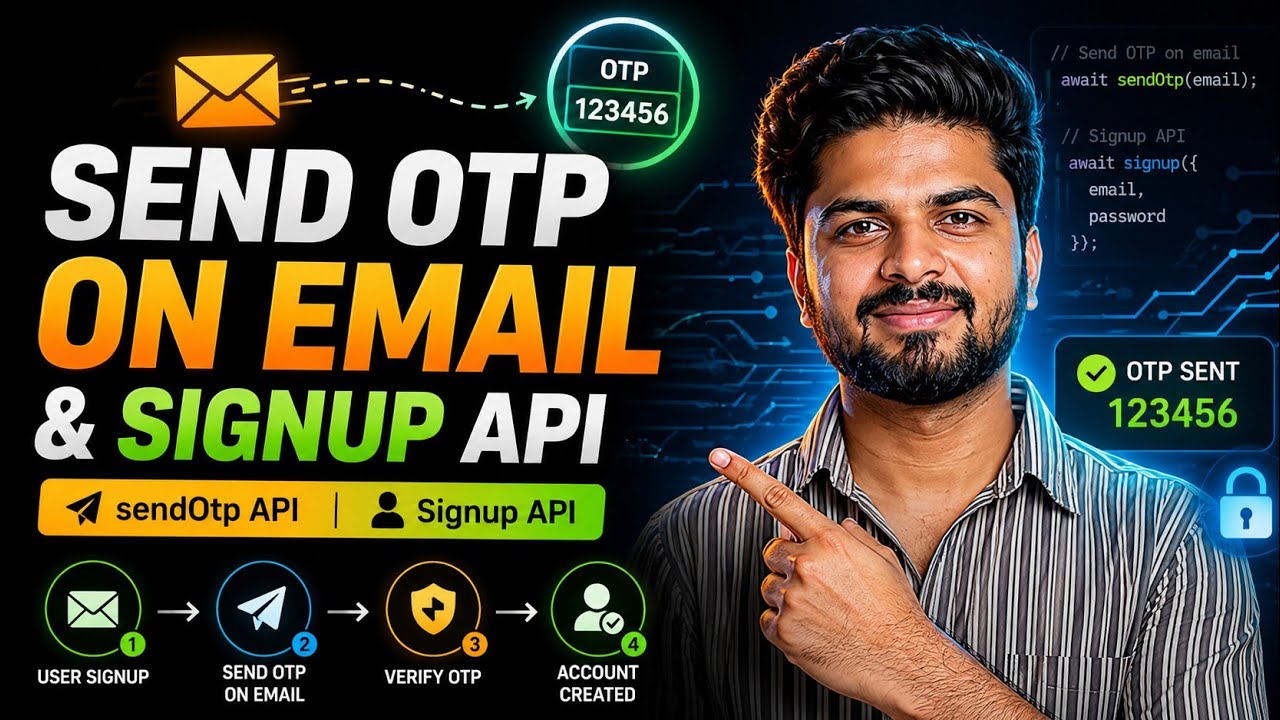 Secure Email OTP & Signup System 🔥 | Real-World Backend