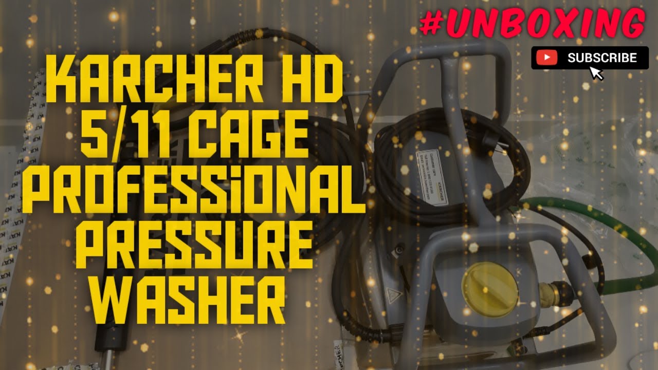 Unboxing Karcher HD 5 /11 Cage Professional Pressure Washer 160 bar #karcher