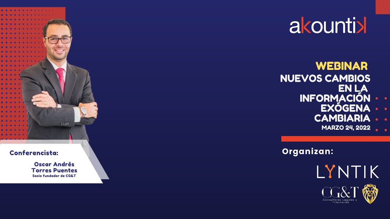 [WEBINAR] Cambios en la información exógena cambiaria