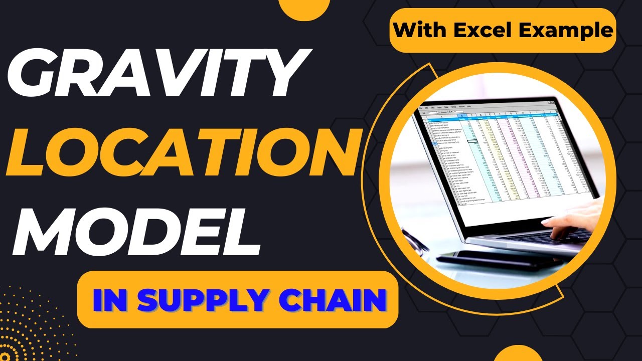Center Of Gravity Location Model Supply Chain | Gravity Location Problem | Excel Tutorial Example