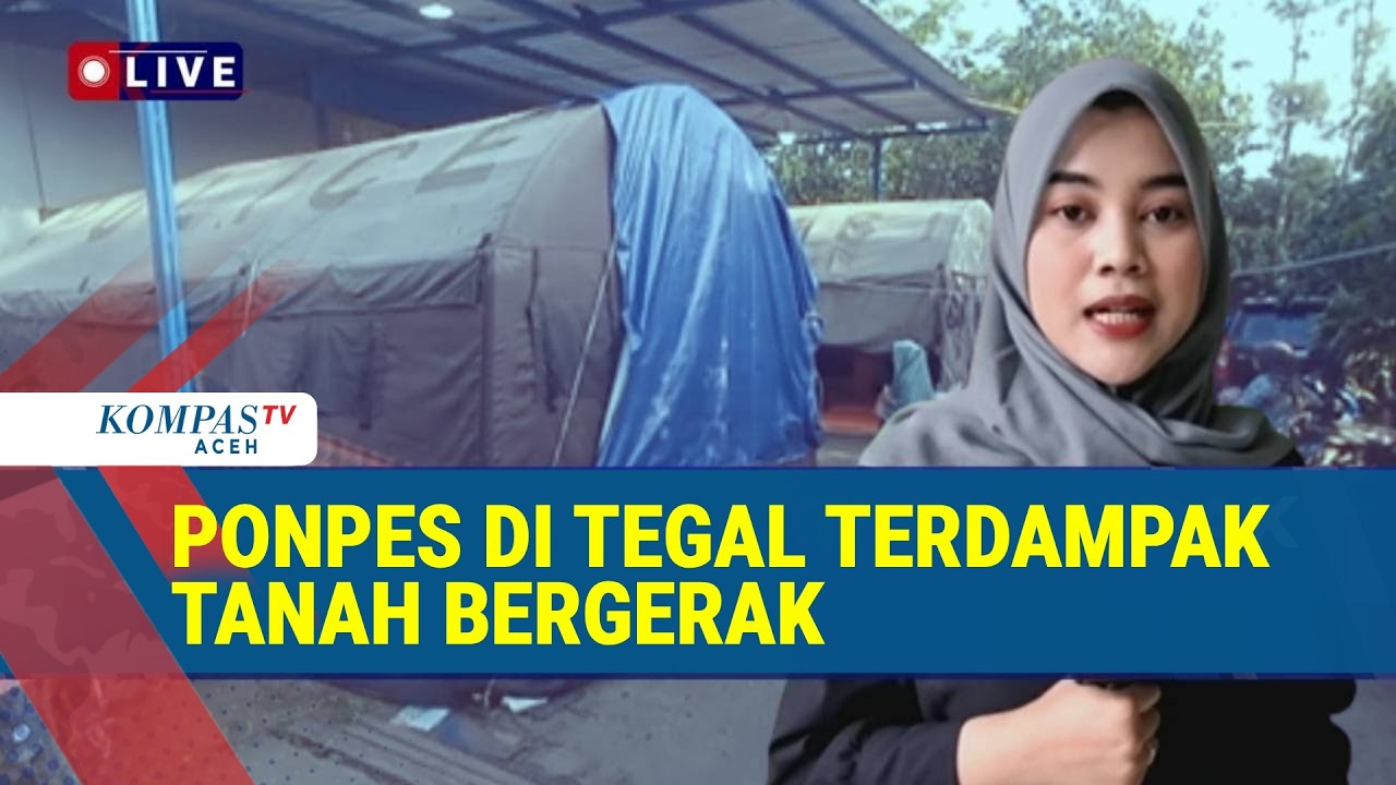 Ponpes di Tegal Ambruk Akibat Tanah Bergerak, Relokasi Masih Dikaji