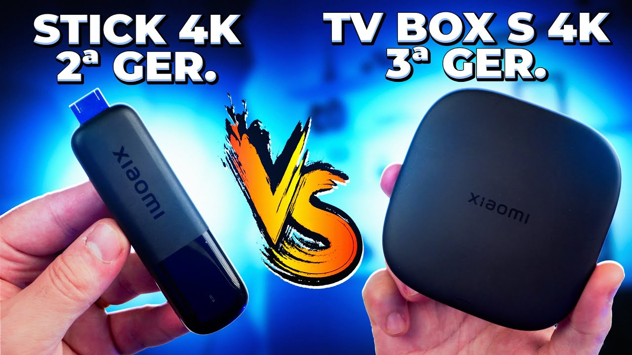 Qual o MELHOR TV BOX Custo-Benef&iacute;cio em 2025? | Xiaomi STICK 4K 2&ordf; GER vs XIAOMI TV BOX S 4K 3&ordf; GER