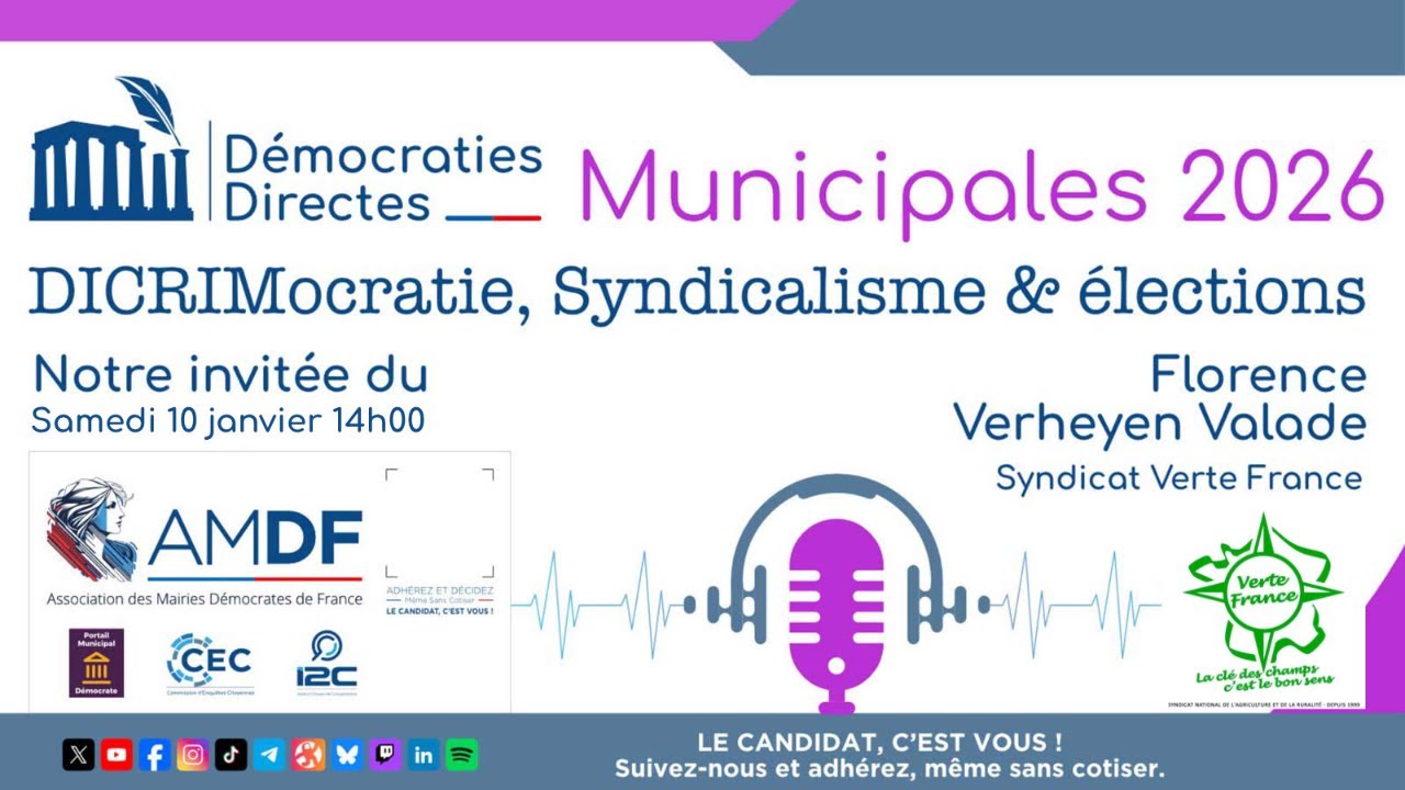 DDs & AMDF Municipales 2026 - Florence Verheyen Valade