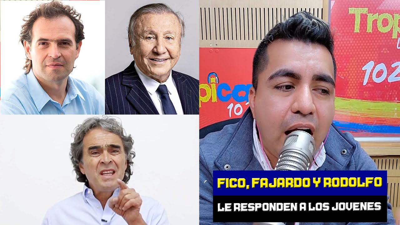 Fico, Fajardo y Rodolfo le responden a los jóvenes jejeje- Jhovanoty