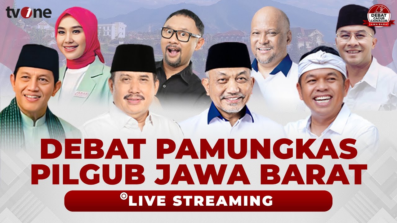 [LIVE] Debat Final Calon Gubernur dan Wakil Gubernur Jawa Barat | tvOne