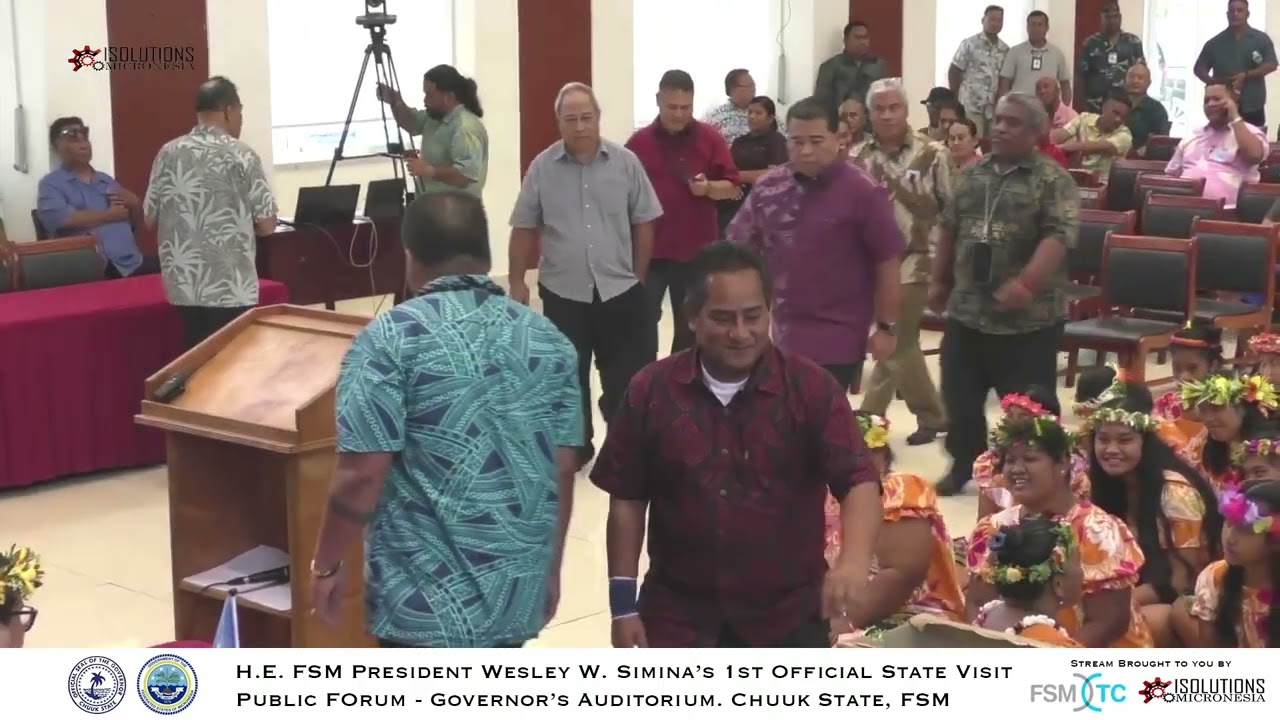 H.E FSM President Wesley Simina's 1st Official State Visit.
