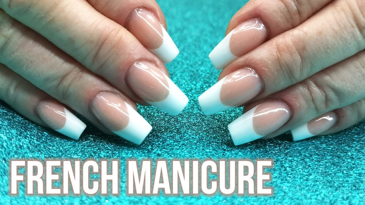 French Manicure On My Mum - Sculpted Nail Tutorial