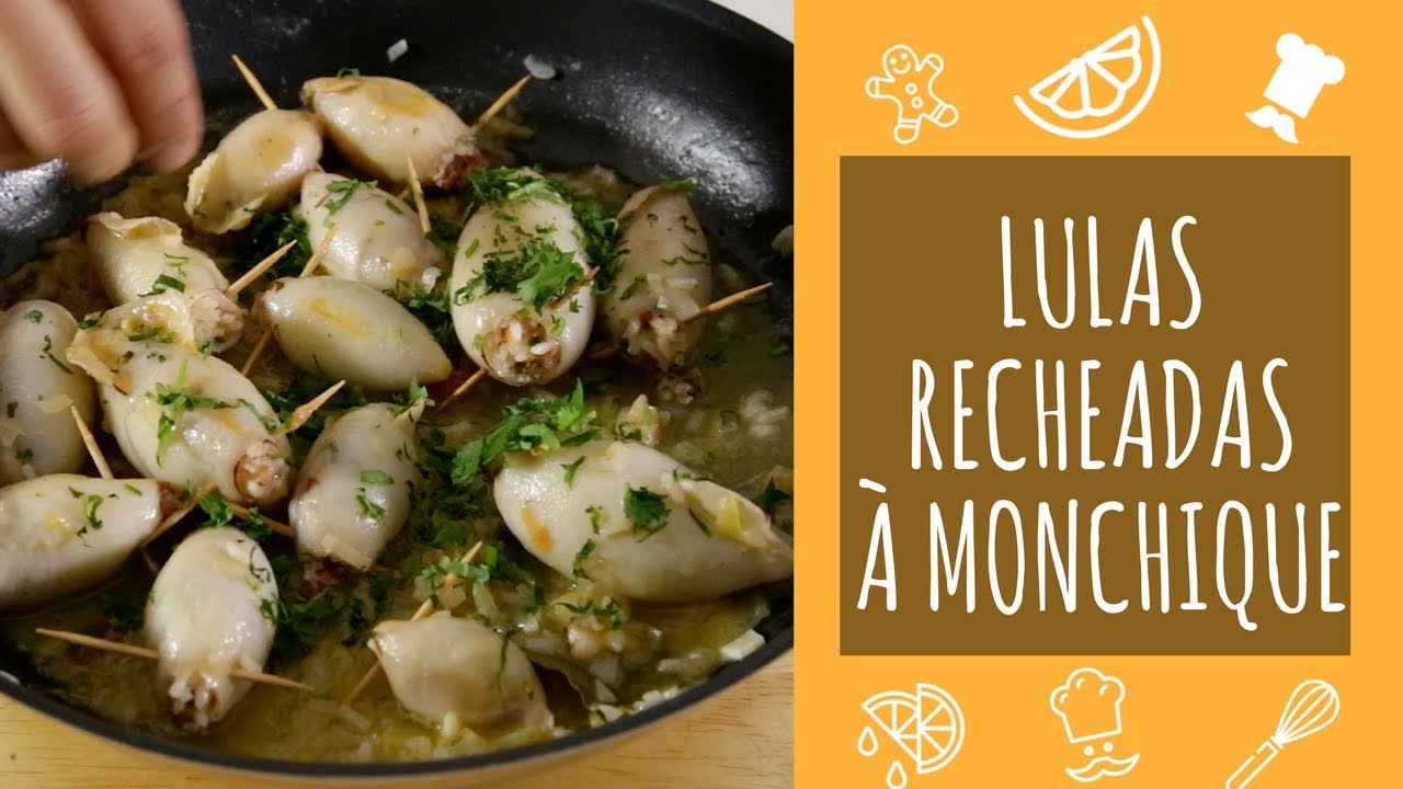 Lulas Recheadas à Monchique - TeleCulinária
