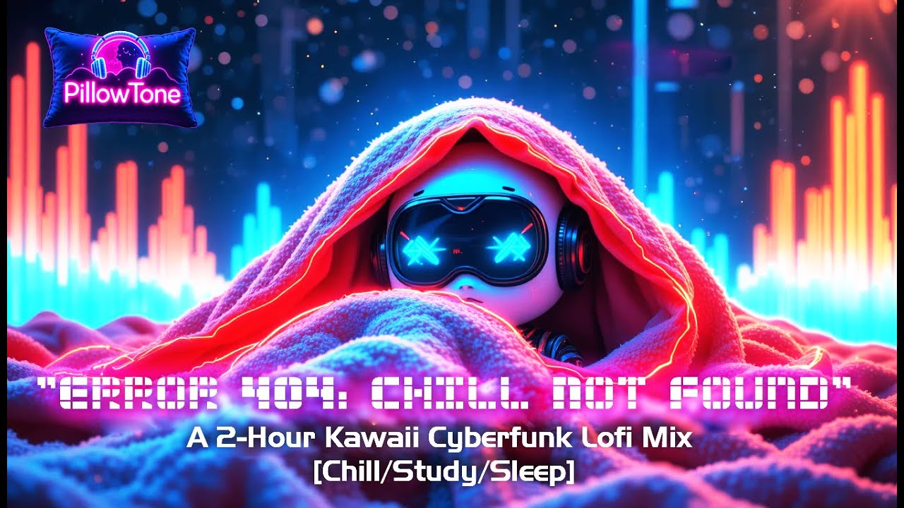🎧 Error 404   Chill Not Found2 A 2 1/2-Hour Kawaii Cyberfunk Lofi Mix for Studying Gaming & Dreaming