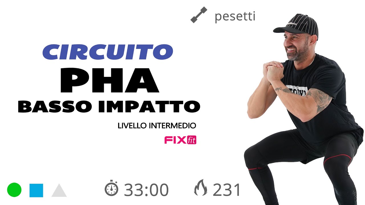 Circuito PHA Senza Salti: Allenamento Completo Per Tonificare Il Corpo