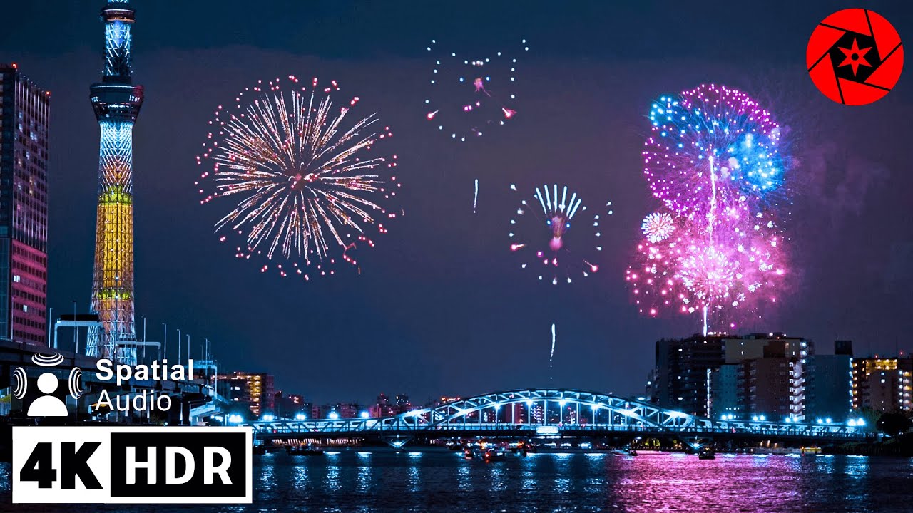 Tokyo's Most Popular Fireworks Show 2024 // 4K HDR