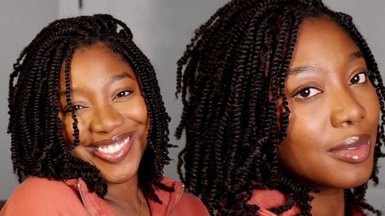 SPRINGY MINI TWIST with Human Hair Extensions ft  QVR