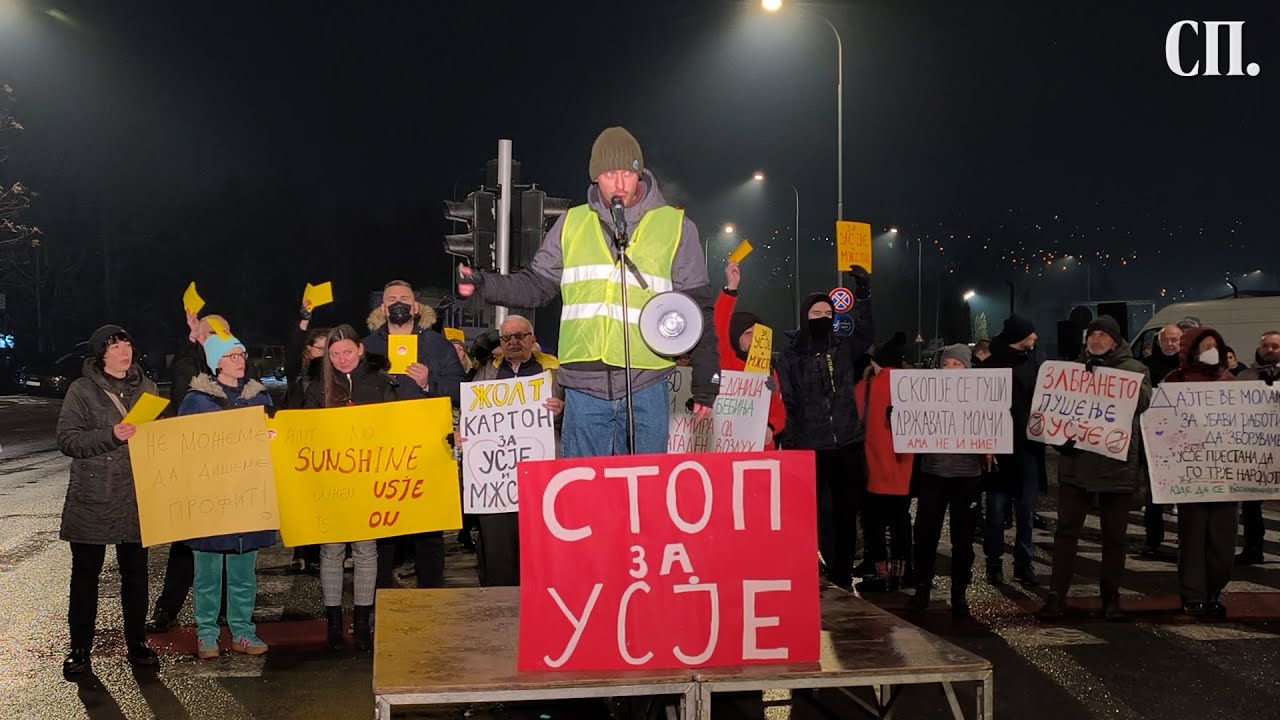 „Скопје во одбрана на животот“: Нова граѓанска блокада на „Усје“