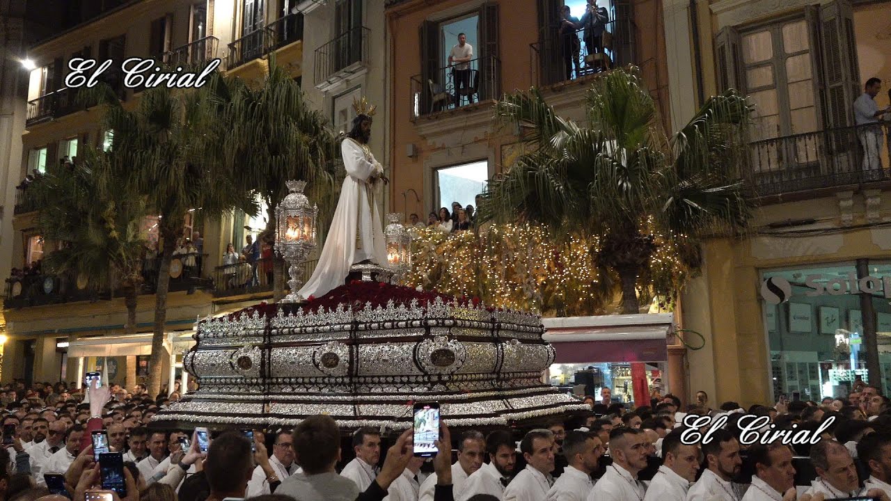 JESUS CAUTIVO MALAGA 2023 PLAZAS DEL CARBON Y SPINOLA 4K