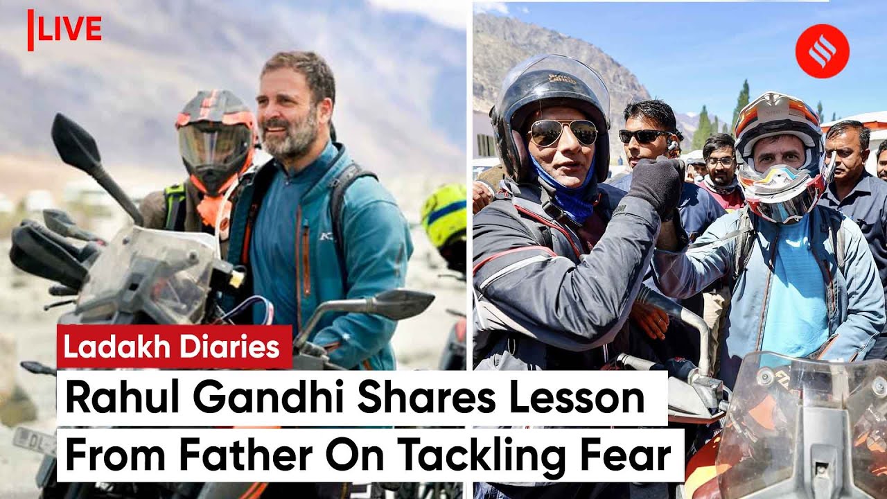 Rahul Gandhi's Ladakh Trip When He Met Locals, Paid Tribute To Father Rajeev Gandhi