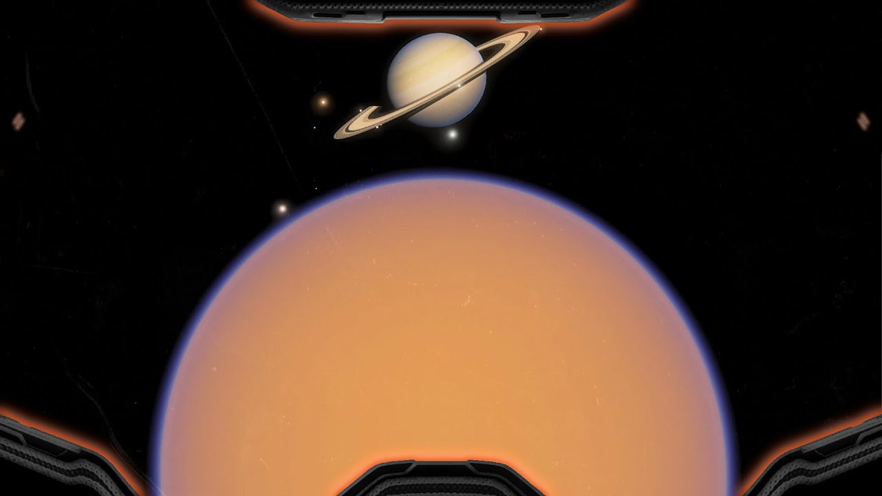 Falling Into Saturn's Moon Titan (Simulation)