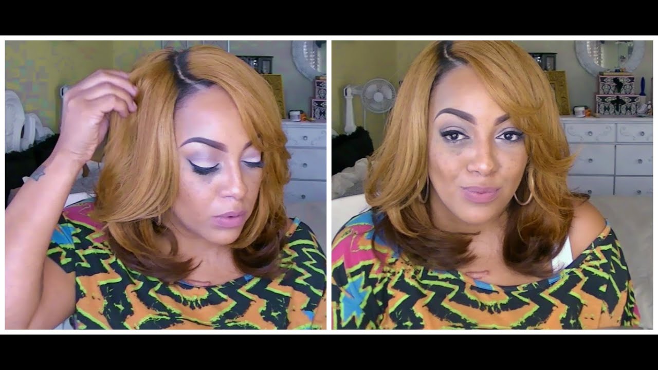How To Make Dark Roots On Your Synthetic Lace Wig Sensationnel Goldie