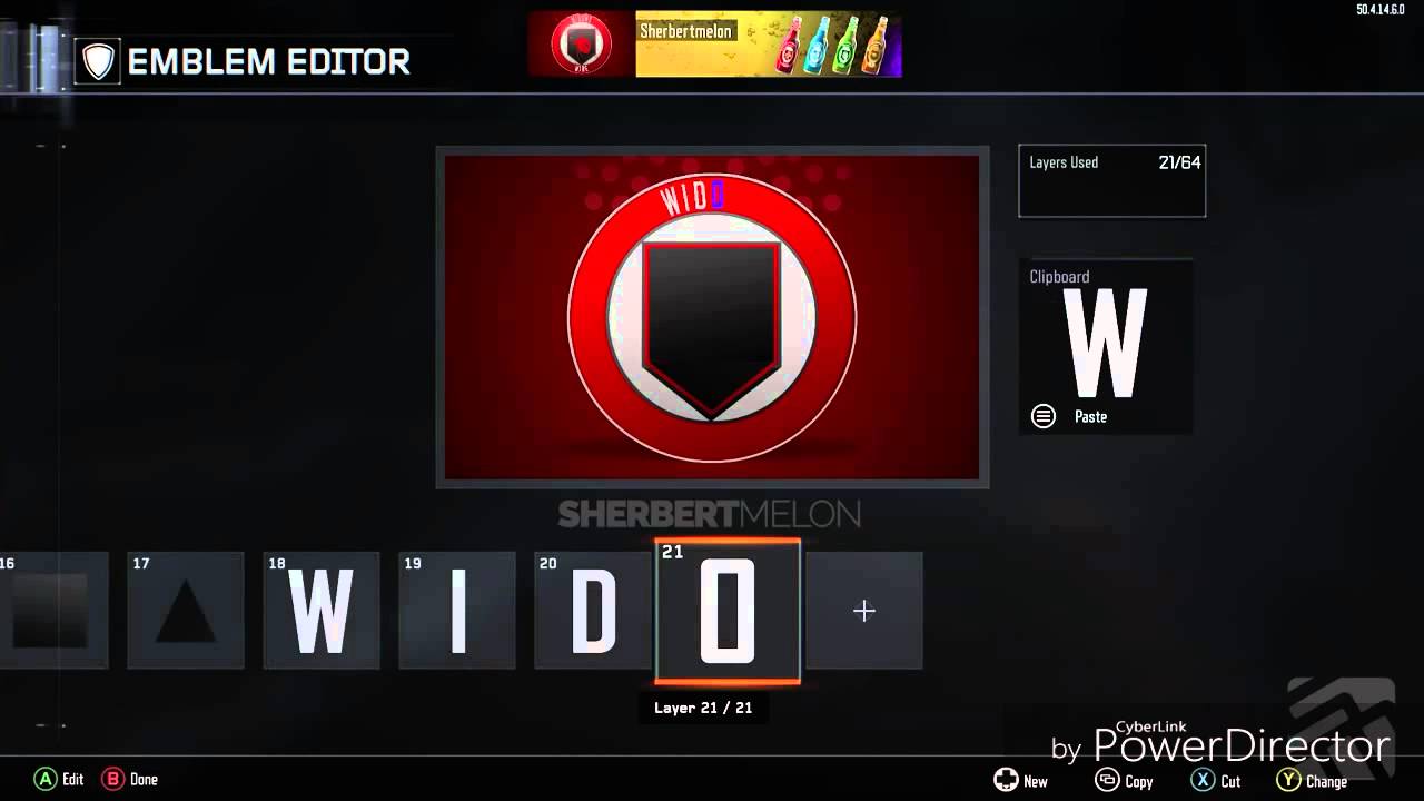 Widows Wine Emblem Tutorial-black ops 3