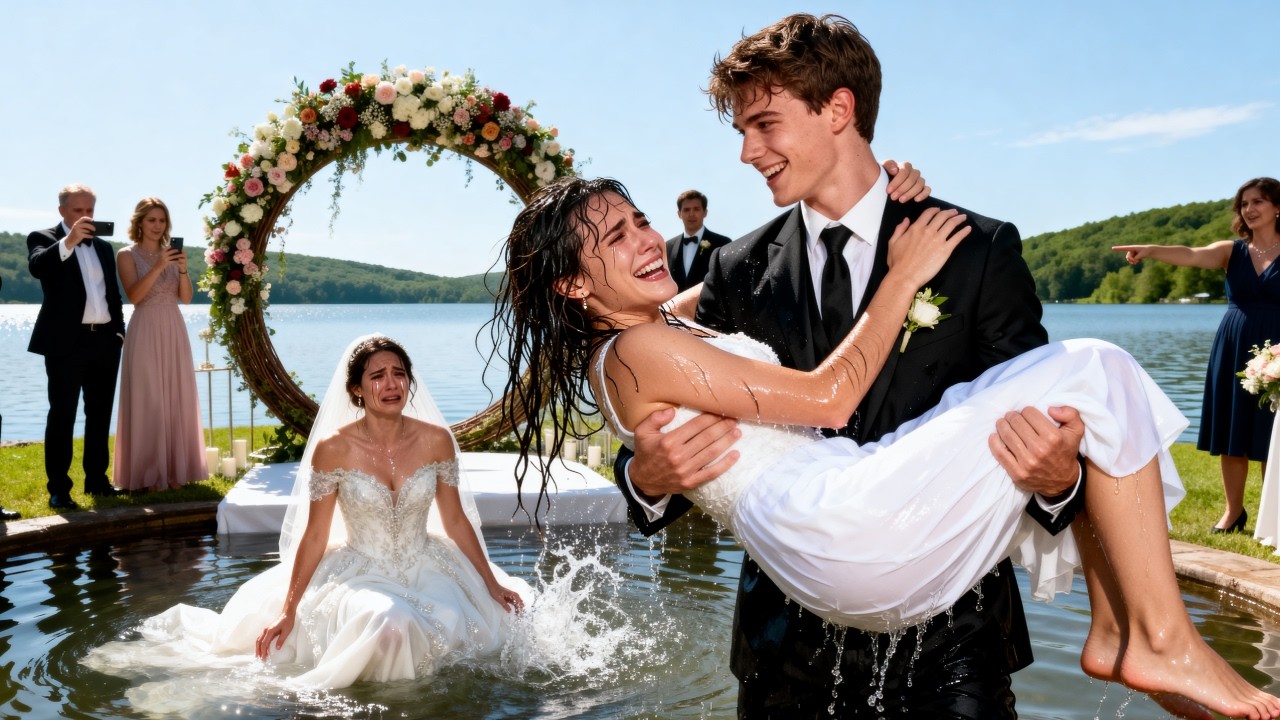 Al matrimonio, cadiamo in acqua: lui salva la sua amante, io muoio. Ora si pente. 💔