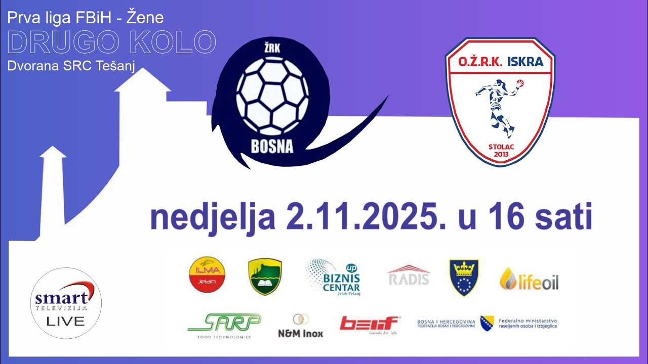 ŽRK BOSNA Tešanj - OŽRK ISKRA Stolac