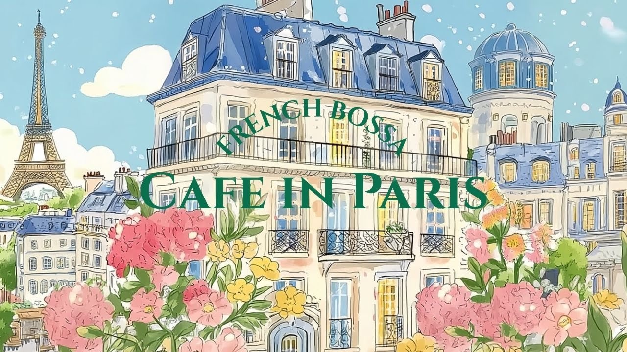 【Paris Cafe BGM】春のパリカフェ｜気分が上がるやさしいボサノバ｜Uplifting Bossa Nova for a Calm Spring Cafe 