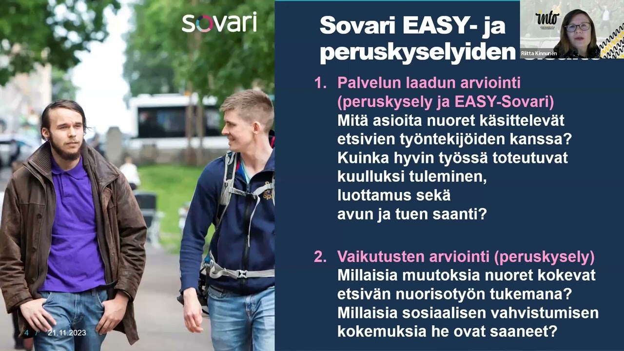 Vinkkejä Sovari-tiedon keräämiseen ja tiedon hyödyntämiseen etsivässä nuorisotyössä