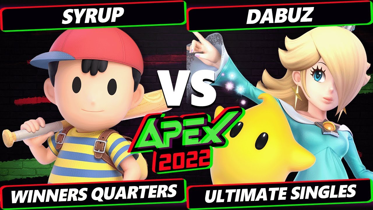 Apex 2022 Winners Quarters  - Dabuz (Rosalina) Vs. Syrup (Ness) - SSBU Ultimate Tournament