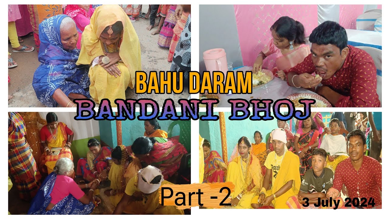 Bahu Daram Bandani Bhoj // Sagun Bapla video // New santhali bapla video// @indu530