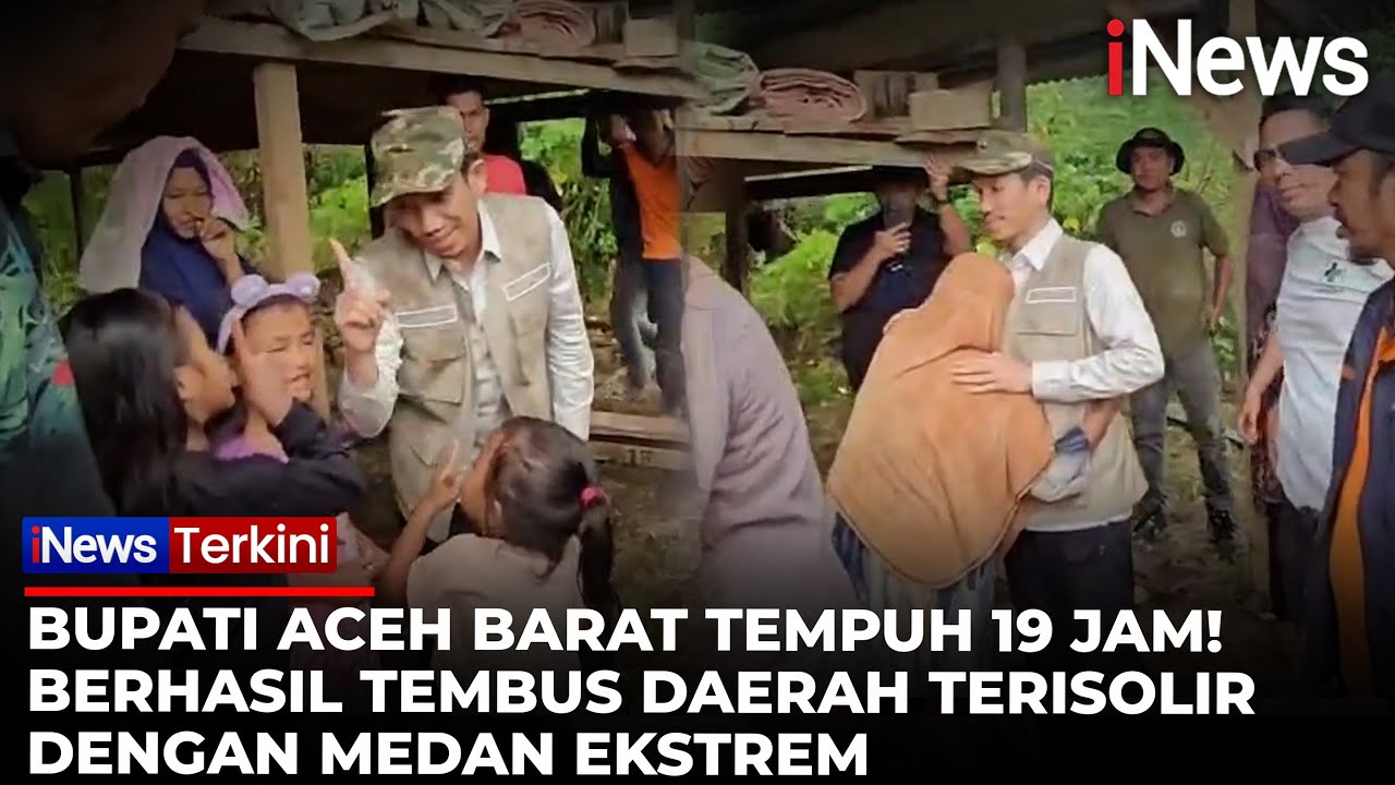 Tangis Pecah! Korban Banjir Bandang Sikundo Terharu Saat Bupati Aceh Barat Berhasil Tembus Desa