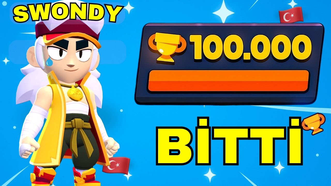 SON KEZ 100K OLUYORUM.. - BRAWL STARS