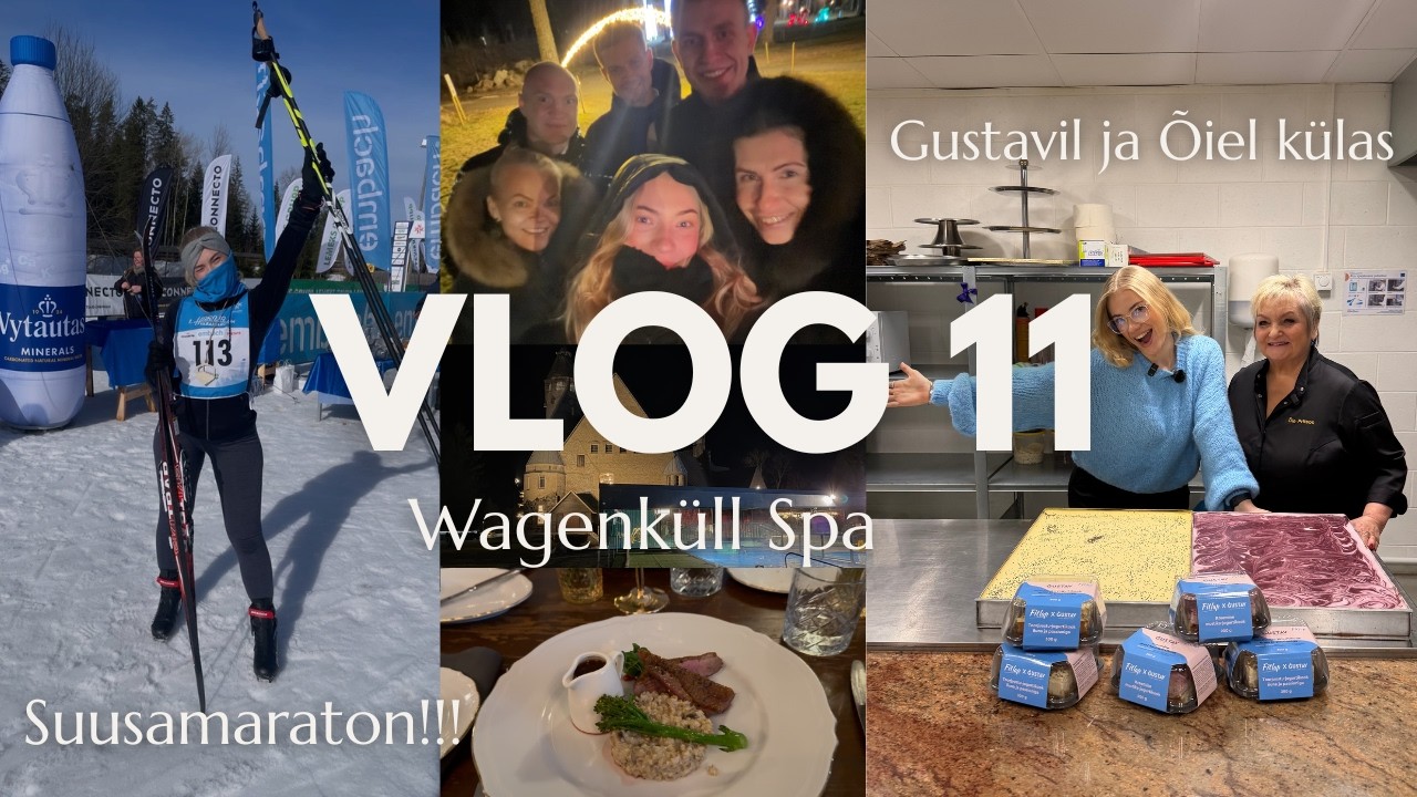 VLOG 11 - puhkame, täiesti kohutav suusamaraton, puhkame veel