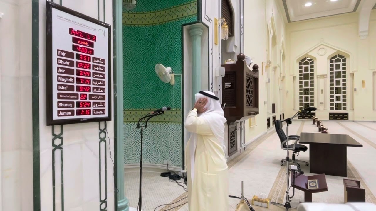 أذان الفجر علي الحوسني 3 محرم 1447 هـ