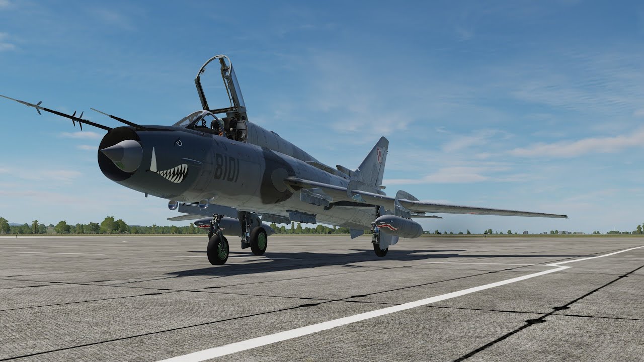 First flight in freeware Sukhoi Su-22M4 