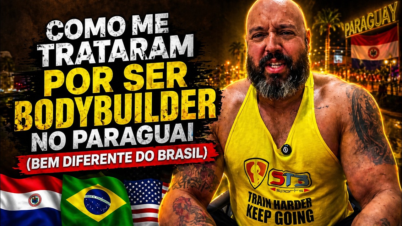 Como me trataram por ser bodybuilder no Paraguai (bem diferente do Brasil)