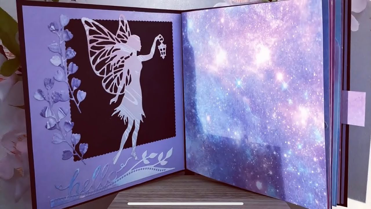 Tuto album facile à tirette | thème fée 🧚‍♀️