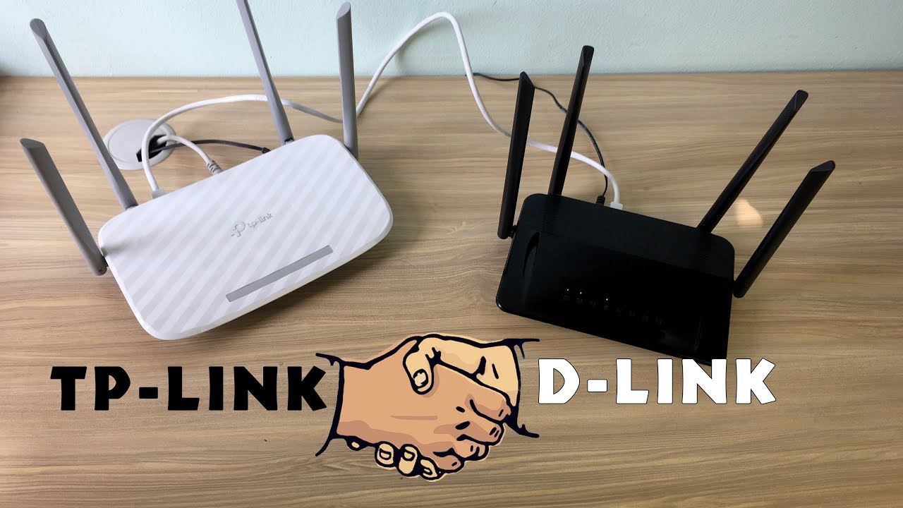 Соедините D-LINK и TP-LINK вместе