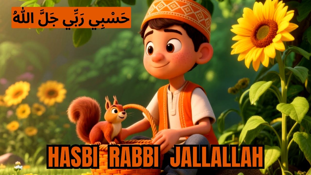 Islamic Song for Kids Hasbi Rabbi Jallallah  حسبي ربي جلّ الله | Islamic Lullaby Allah Hoo *68