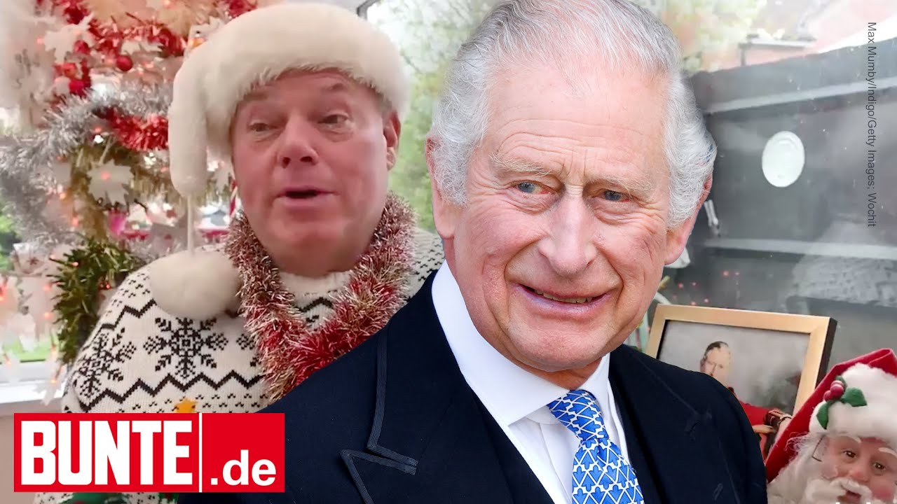 K&ouml;nig Charles III. &ndash; Royaler Superfan feiert jeden Tag Weihnachten und schaut Festtagsrede