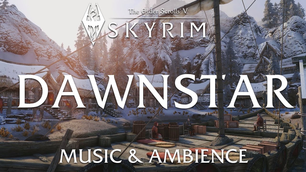 Frostbitten Dawnstar of Skyrim | The Elder Scrolls 5 Relaxing and Calming Music & Ambience