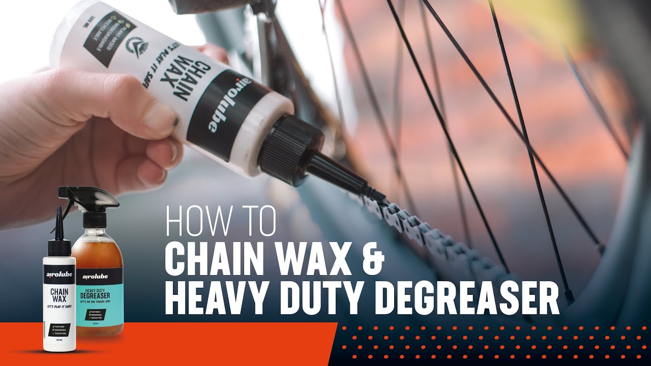 How to use Airolube Chainwax + Airolube Heavy Duty Degreaser