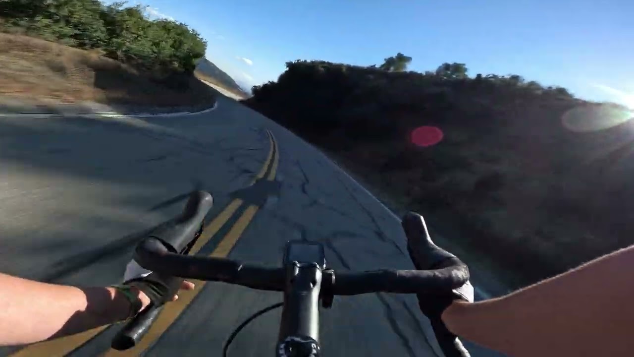 Glendora Mountain Road Descent (chest cam)