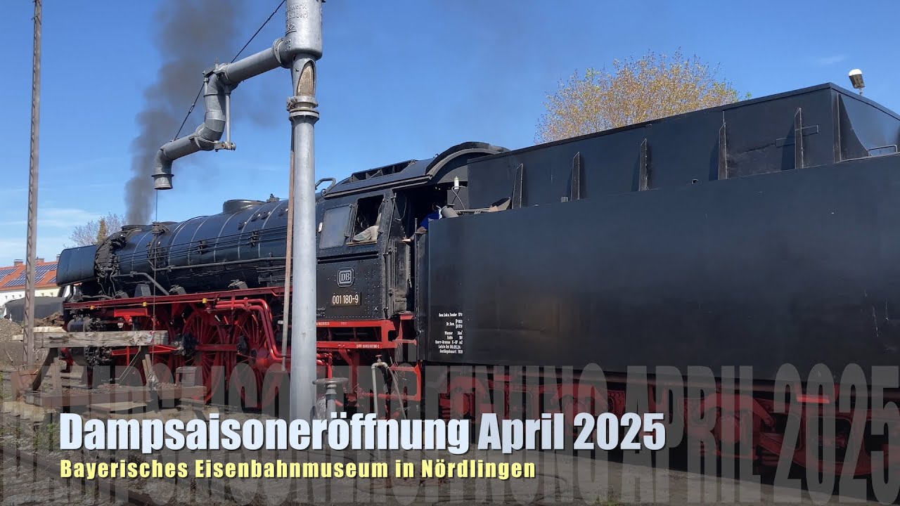 Osterdampf in Nördlingen, Saisoneröffnung, Besuch im BEM April 2025 #eisenbahn #bem #nördlingen