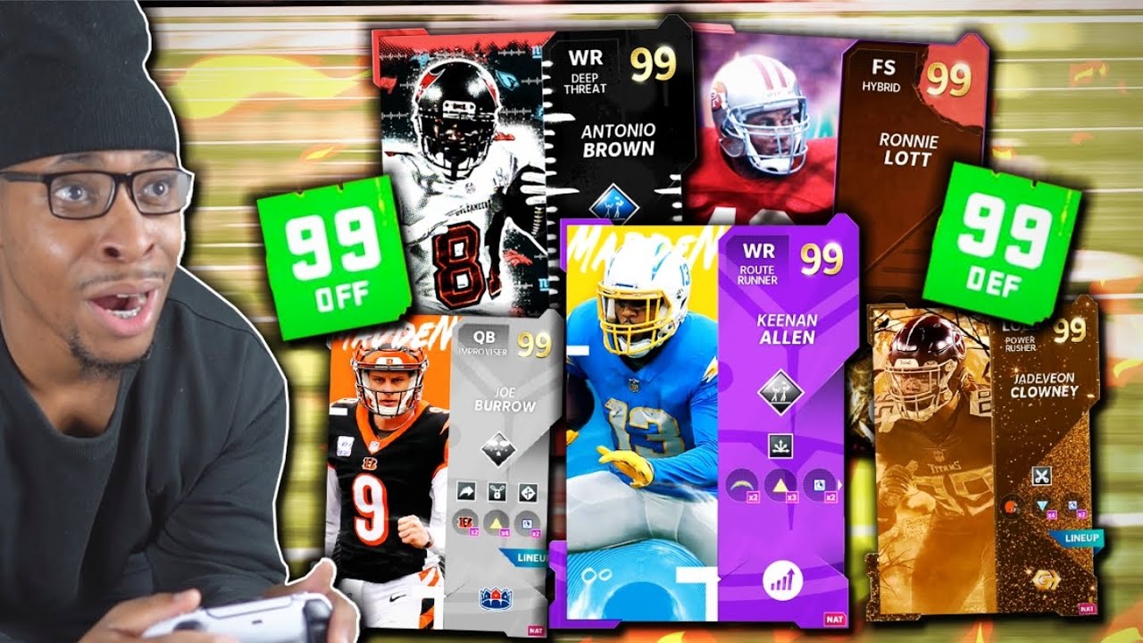 I Played With An All GOLD 99 Overall Squad in Madden 21 ...