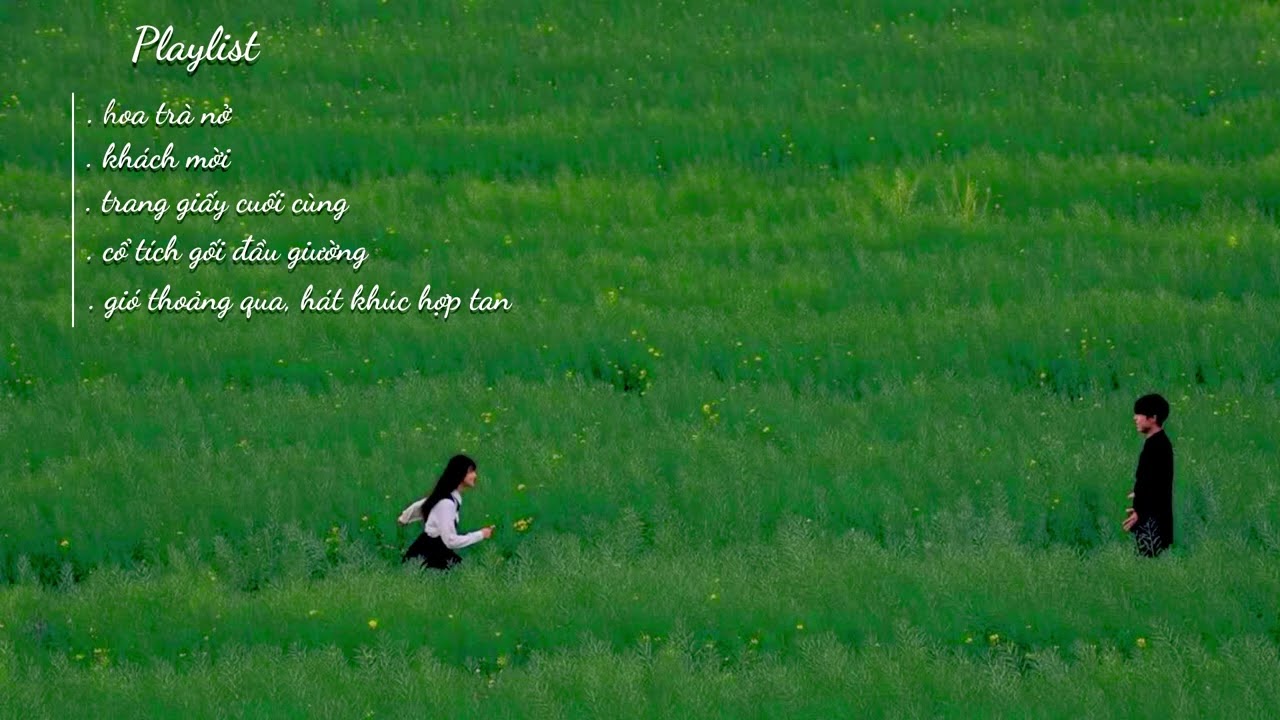 [Playlist] Nhạc trung - hoa trà nở, trang giấy cuối cùng, khách mời, cổ tích gối đầu giường ,... 